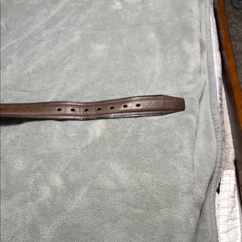 Levi's Brown Leather Belt Classic Metal Buckle